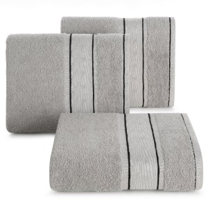 Eurofirany Ręcznik Bawełniany Nikola 02 Stalowy 50x90