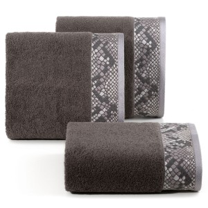 Eurofirany Ręcznik Bawełniany Gisel 04 Brązowy 70x140