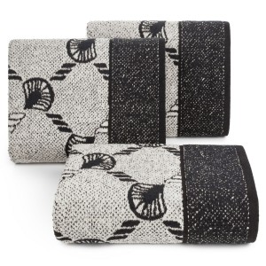 Eurofirany Ręcznik Bawełniany Dorian Czarny 30x50 05