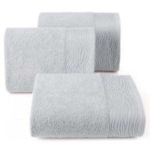 Eurofirany Ręcznik Bawełniany Dafne 03 Srebrny 70x140