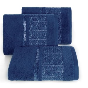 Eurofirany Ręcznik Bawełniany Pierre Cardin Teo Granatowy 50x100