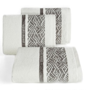 Eurofirany Ręcznik Bawełniany Pierre Cardin Teo Kremowy 50x100