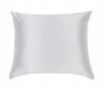 KLARA Poszewka Jedwabna 40x40 Biała Z Bambusem 1