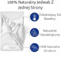 KLARA Poszewka Jedwabna 70x80 Biała Z Bambusem 3
