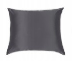 KLARA Poszewka Jedwabna 50x60 Ciemnoszara Z Bambusem 1