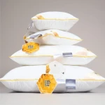 AMZ SATYNA BAWEŁNIANA poduszka gładka antyalergiczna