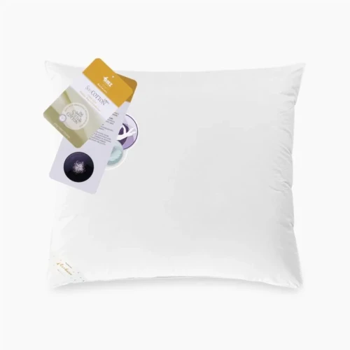 AMZ BASIC Plus poduszka trzykomorowa twardsza puch 70%