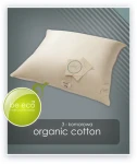 AMZ ORGANIC COTTON poduszka trzykomorowa puch 90%