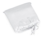 KLARA Prześcieradło Jedwabne Z Gumką 160x200 Białe 4