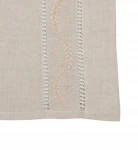 KLARA Serwetka Haftowana Lniana Z Mereżką 45x60 004