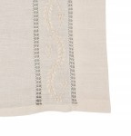 KLARA Serwetka Haftowana Lniana Z Mereżką 45x60 003