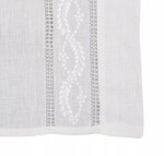 KLARA Serwetka Haftowana Lniana Z Mereżką 45x60 002
