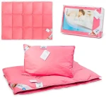 AMZ BABIES BASIC Plus komplet dziecięcy puch 70% (kołderka i poduszka) 90x120 + 40x60 (Kolor: Biały)