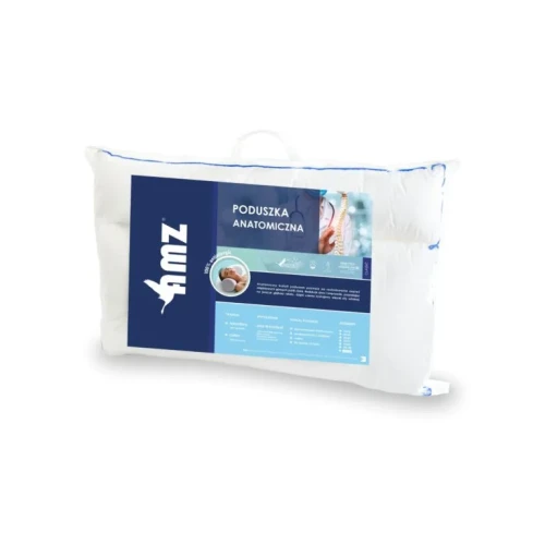 AMZ ANATOMICZNA (ortopedyczna) PODUSZKA Bawełna materacowa