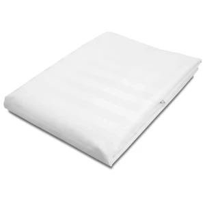 Darymex Prześcieradło Satyna Bambusowo-Bawełniana STRIPE WHITE 220x260