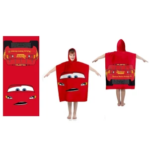 Darymex Ręcznik Bawełniany Ponczo Z Kapturem Cars 55x110 