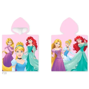 Darymex Ręcznik Ponczo Z Kapturem Księżniczki 55x110 