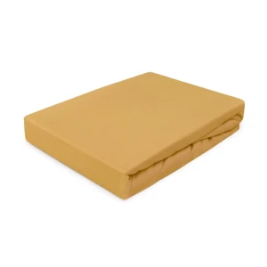 Darymex Prześcieradło Jersey Z Gumką 042 Musztardowe 160x200