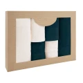 Darymex Komplet Ręczników BawełnIanych Solano Krem + Granat 2x30x50+2x50x90+2x70x140.webp