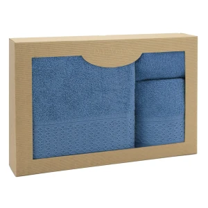 Darymex Komplet Ręczników BawełnIanych Solano Niebieski 30x50+50x90+70x140 