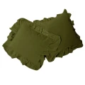 Darymex Komplet Poszewek Bawełnianych STONEWASHED OLIVE (1).webp