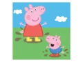 Darymex Ręcznik Prasowany Dziecięcy Świnka Peppa 30x30 (1).webp
