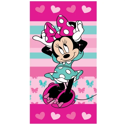 Darymex Ręcznik Bawełniany Minnie Serca 70x140.webp