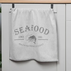 Darymex Ścierka S00004 Sci 001 Seafood Szara 50x70