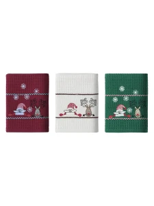 Darymex Ręcznik Bawełniany Haft 3837 V3 New Year Santa Kpl. 3x40x60