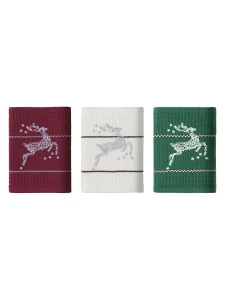 Darymex Ręcznik Bawełniany Haft 3837 V2 New Year Santa Kpl. 3x40x60