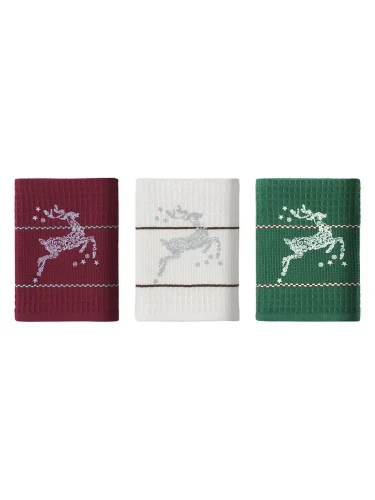 Darymex Ręcznik Bawełniany Haft 3837 V2 New Year Santa Kpl. 3x40x60 (1).webp