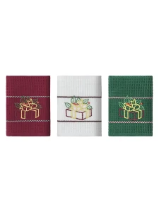 Darymex Ręcznik Bawełniany Haft 3837 V1 New Year Santa Kpl. 3x40x60
