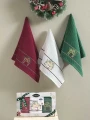 Darymex Ręcznik Bawełniany Haft 3837 V1 New Year Santa Kpl. 3x40x60 (2).webp