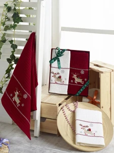 Darymex Ręcznik Bawełniany Haft 3138 V7 New Year Happy Kpl. 2x40x60