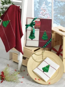 Darymex Ręcznik Bawełniany Haft 3138 V4 New Year Happy Kpl. 2x40x60