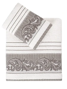 Darymex Ręcznik Bawełniany Frotte Mervan 3735 Cream Kpl. 50x90 + 70x140