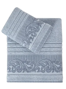 Darymex Ręcznik Bawełniany Frotte Mervan 3735 Blue Kpl. 50x90 + 70x140