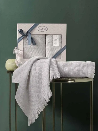Darymex Ręcznik Bambusowy Monard 3475 Beige Kpl. 50x90 + 70x140 (1).webp