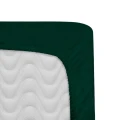 Darymex Prześcieradło Satyna Bawełniana Z Gumką Zieleń Butelkowa 036 (3).webp