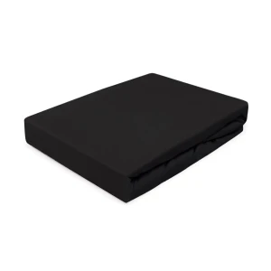 Darymex Prześcieradło Jersey Z Gumką 027 Czarne 70x140