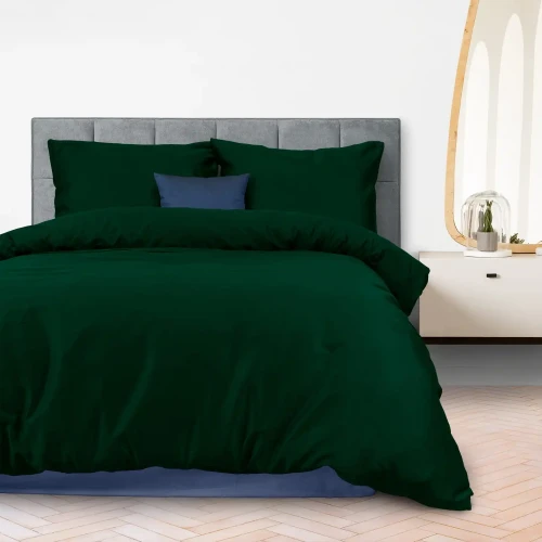 Darymex Pościel Satyna Bawełniana Zieleń Butelkowa 036 SATYNLOVE (1).webp