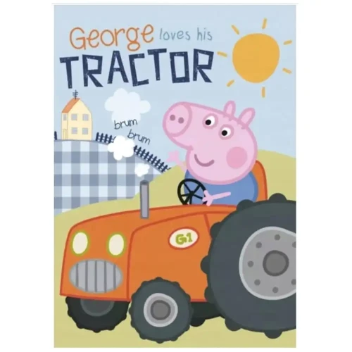 Darymex Koc Polarowy Świnka George Traktor 100x140.webp