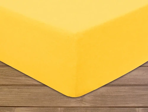 Darymex Prześcieradło Frotte Z Gumką Jasny Żółty (1).webp