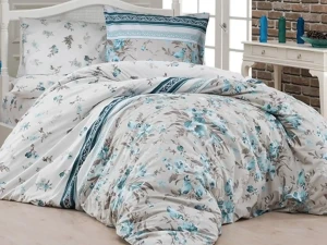 Darymex Pościel Bawełniana  Peggy Turquoise COTTONLOVE EXCLUSIVE 160x200