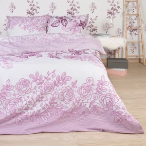 Darymex Pościel Bawełniana  Laura Pudra COTTONLOVE EXCLUSIVE 200x220