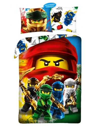 HALANTEX Pościel Bawełna Lego Ninjago 895Bl 140x200.webp