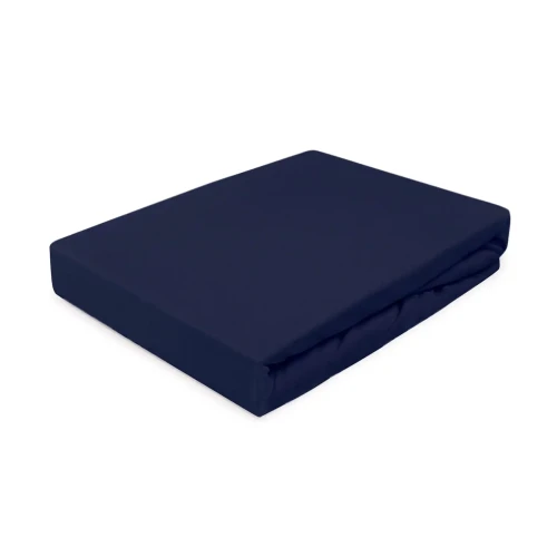 Darymex Prześcieradło Jersey Z Gumką Granatowe (1).webp