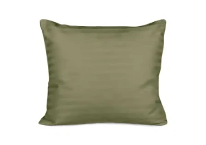 Darymex Poszewka Satyna Bawełna Cizgili Olive Green 70x80