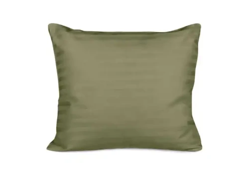 Darymex Poszewka Satyna Bawełna Cizgili Olive Green (1).webp