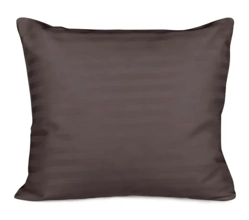 Darymex Poszewka Satyna Bawełna Cizgili Brown (1).webp